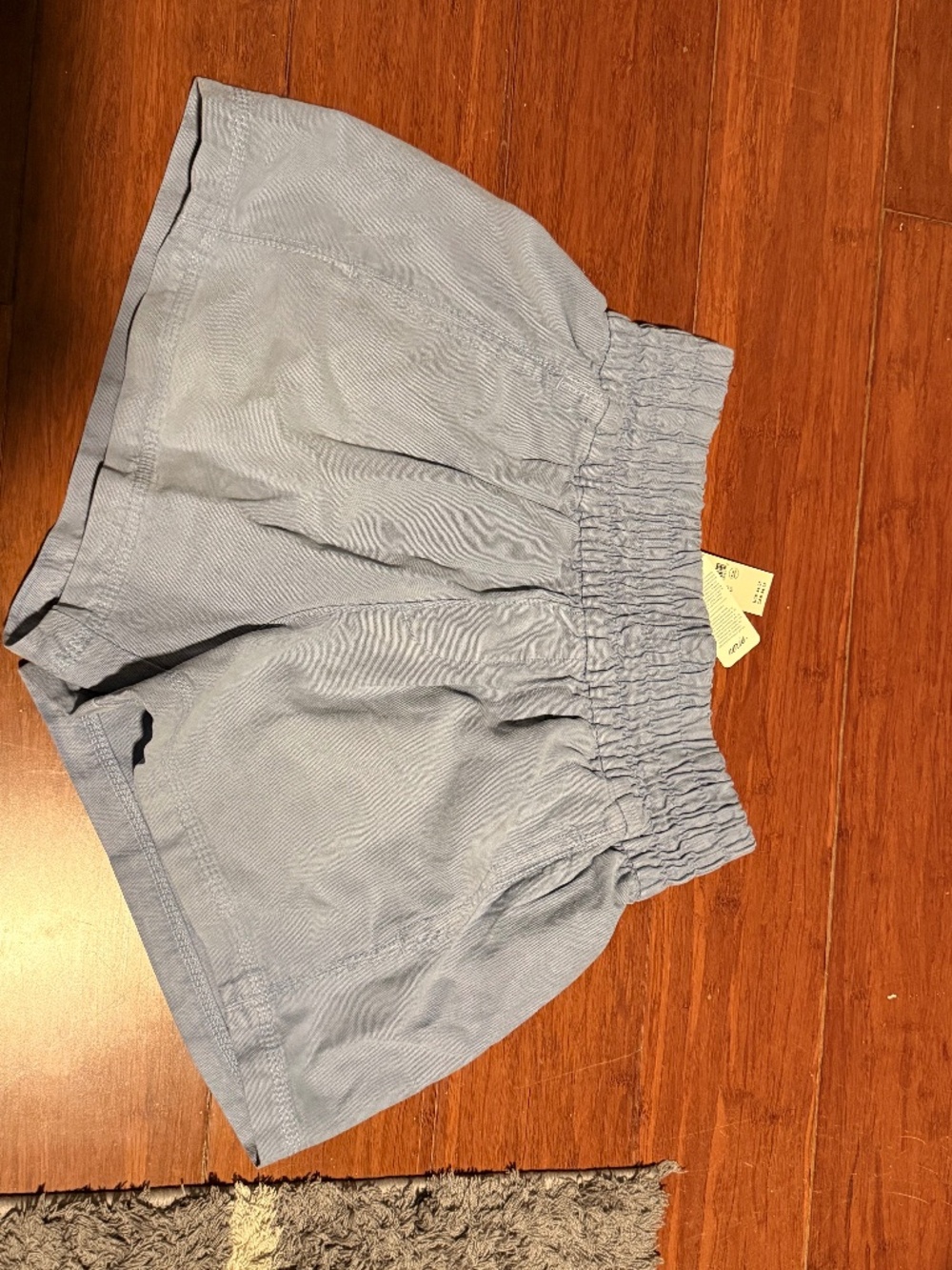 Aerie Babewatch High Waisted Pull On Short grayish blue XS NWT